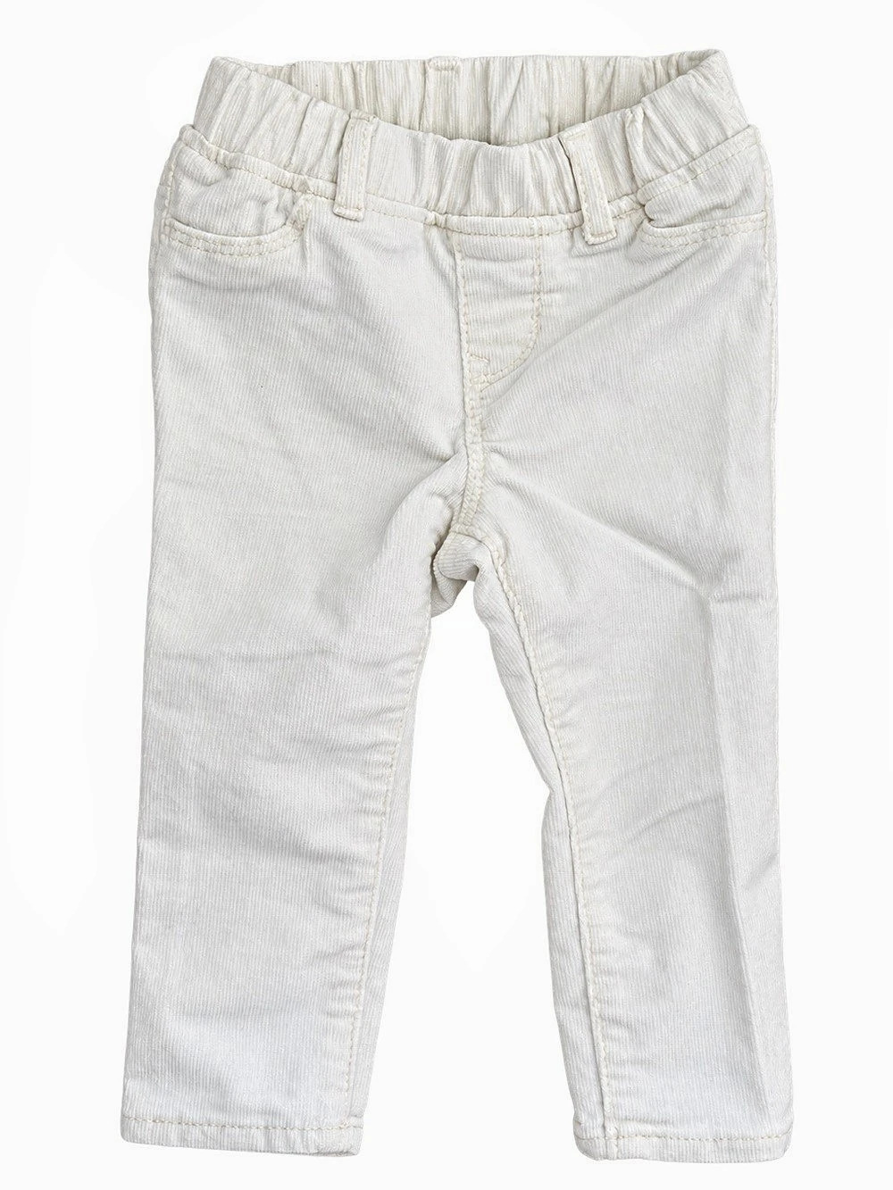 GAP Baby 18-24M White Corduroy Jeggings Pull-On Pants